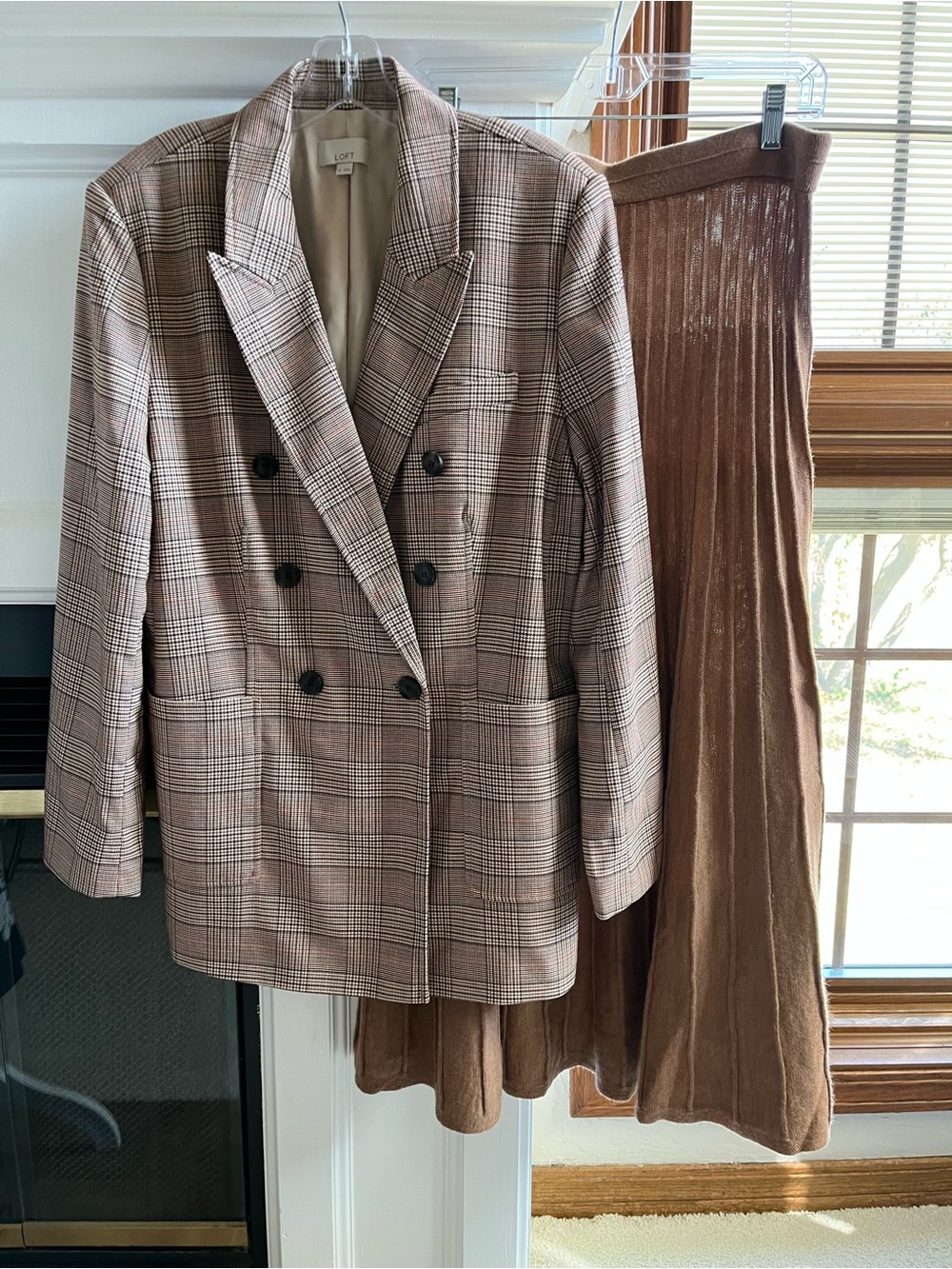 Talbots Brown Pleated Midi Skirt - Picture 12 of 16
